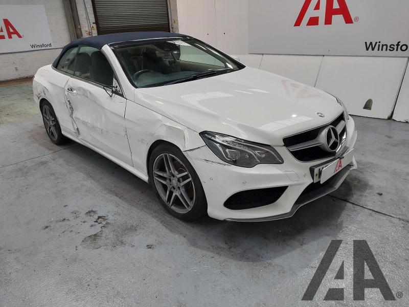 2015 MERCEDES E-CLASS E220 BLUETEC AMG LINE PREMIUM 2143cc TURBO DIESEL AUTOMATIC 2 DOOR CONVERTIBLE
