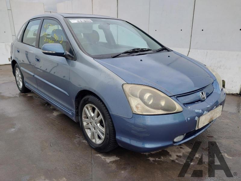 2004 HONDA CIVIC EXECUTIVE I-VTEC 1590cc PETROL MANUAL 5 Speed 5 DOOR HATCHBACK
