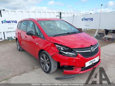 Image of 2016 VAUXHALL ZAFIRA TOURER SRI 1364cc TURBO PETROL MANUAL 5 DOOR MPV