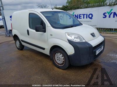Image of 2010 PEUGEOT BIPPER HDI S 1398cc TURBO DIESEL MANUAL 5 Speed PANEL VAN