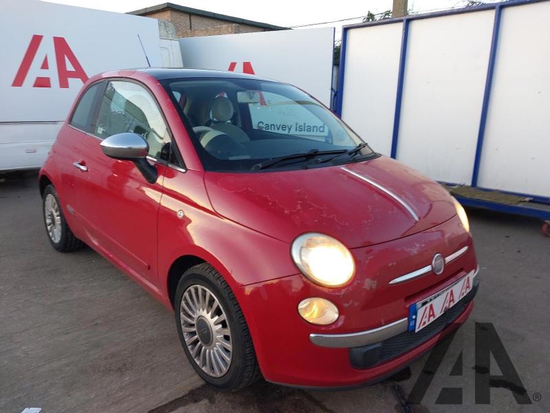 2010 FIAT 500 LOUNGE 1242cc PETROL MANUAL 3 DOOR HATCHBACK