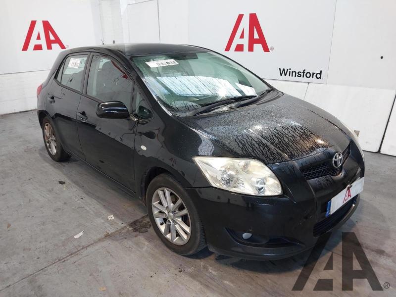 2009 TOYOTA AURIS TR VALVEMATIC 1598cc PETROL MANUAL 6 Speed 5 DOOR HATCHBACK