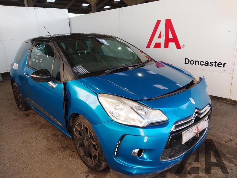 2013 CITROEN DS3 E-HDI DSTYLE PLUS 1560cc TURBO DIESEL MANUAL 5 Speed 3 DOOR HATCHBACK