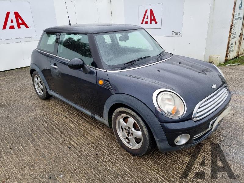 2008 MINI HATCH ONE 1397cc PETROL MANUAL 6 Speed 3 DOOR HATCHBACK