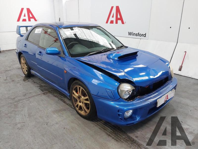2002 SUBARU IMPREZA WRX TURBO AWD 1994cc TURBO PETROL MANUAL 5 Speed 4 DOOR SALOON
