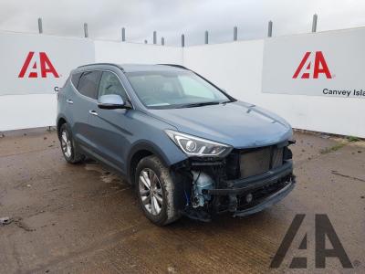 Image of 2016 HYUNDAI SANTA FE CRDI PREMIUM BLUE DRIVE 2199cc TURBO DIESEL AUTOMATIC 6 Speed 5 DOOR ESTATE