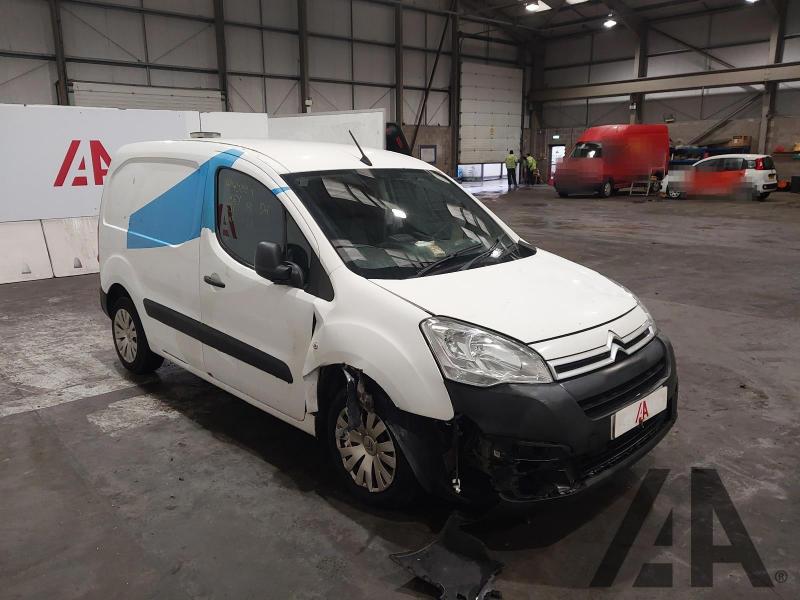 2016 CITROEN BERLINGO 625 ENTERPRISE L1 HDI 1560cc TURBO DIESEL MANUAL 5 Speed PANEL VAN