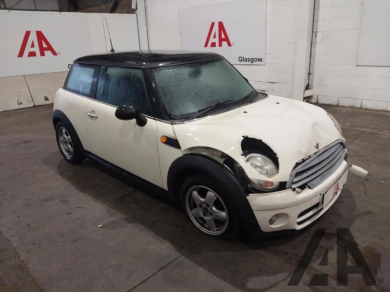 2009 MINI HATCH COOPER D 1560cc TURBO DIESEL MANUAL 6 Speed 3 DOOR HATCHBACK