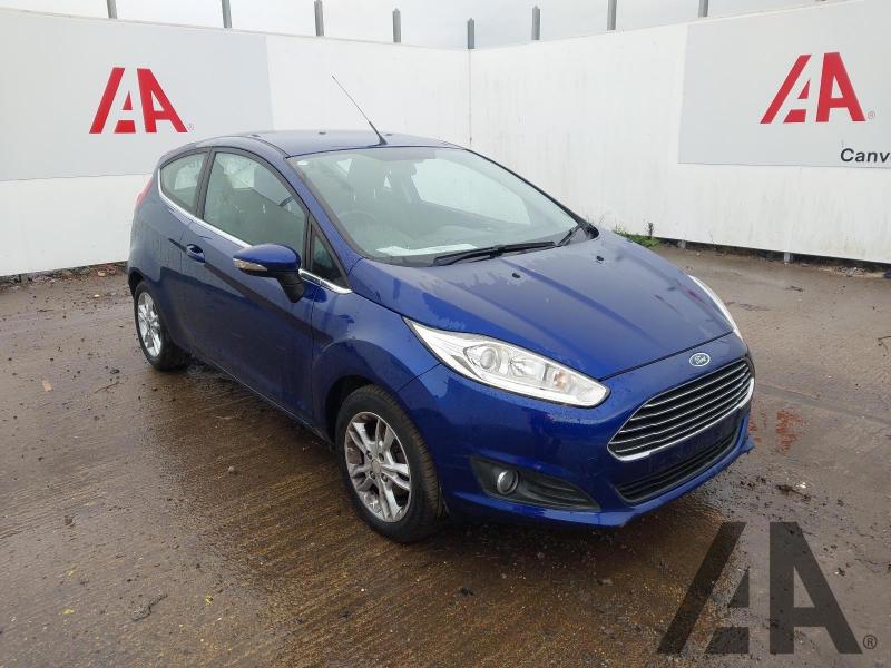 2015 FORD FIESTA ZETEC 1242cc PETROL MANUAL 5 Speed 3 DOOR HATCHBACK