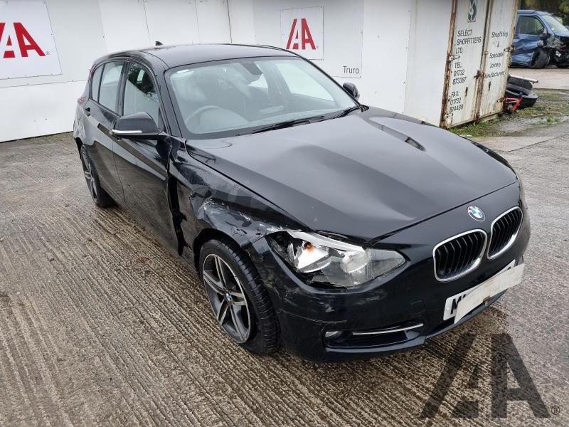 2012 BMW 1 SERIES 118D SPORT 1995cc TURBO DIESEL MANUAL 5 DOOR HATCHBACK