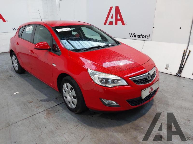 2012 VAUXHALL ASTRA EXCLUSIV 1598cc PETROL MANUAL 5 Speed 5 DOOR HATCHBACK