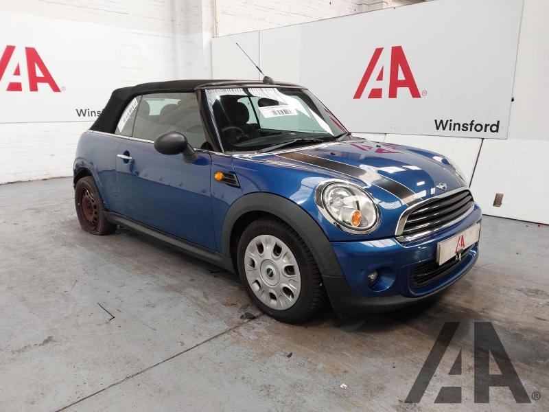 2011 MINI CONVERTIBLE ONE 1598cc PETROL MANUAL 6 Speed 2 DOOR CONVERTIBLE