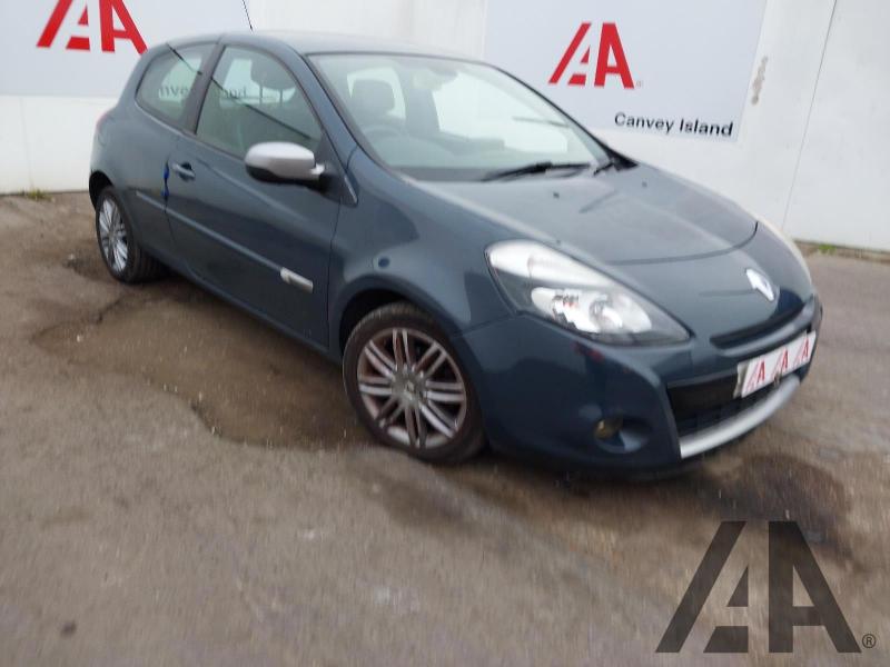 2012 RENAULT CLIO DYNAMIQUE TOMTOM 16V 1149cc PETROL MANUAL 5 Speed 3 DOOR HATCHBACK