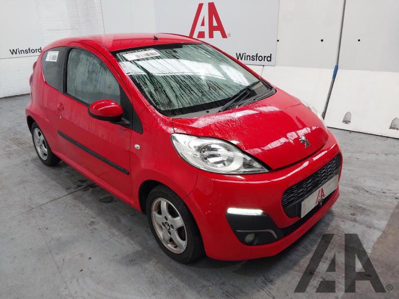 2014 PEUGEOT 107URE 998cc PETROL MANUAL 5 Speed 3 DOOR HATCHBACK