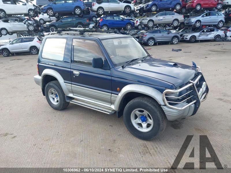 1995 MITSUBISHI PAJERO IMPORT 2830cc DIESEL MANUAL 5 Speed 3 DOOR ESTATE