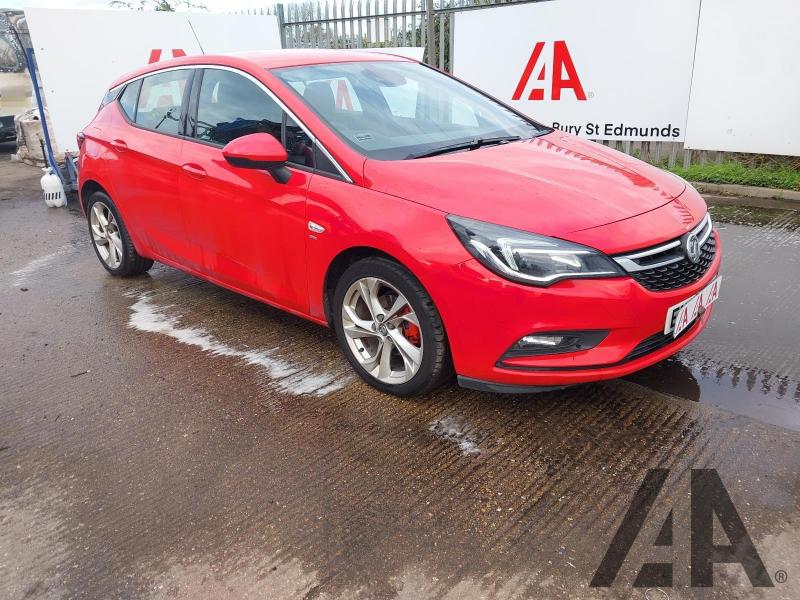 2015 VAUXHALL ASTRA SRI ECOFLEX S/S 999cc TURBO PETROL MANUAL 5 Speed 5 DOOR HATCHBACK