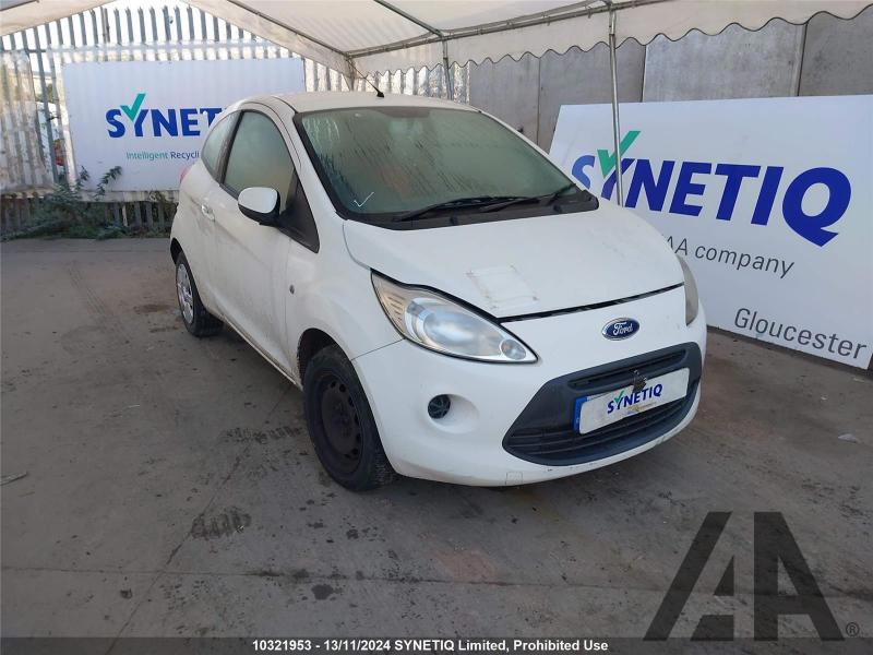 2009 FORD KA STYLE 1242cc PETROL MANUAL 5 Speed 3 DOOR HATCHBACK