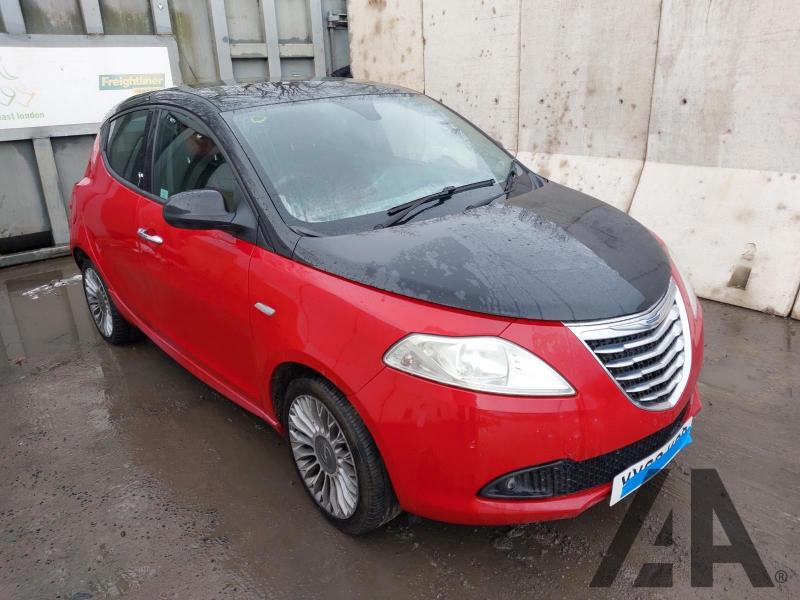 2012 CHRYSLER YPSILON BLACK AND RED 1242cc PETROL MANUAL 5 Speed 5 DOOR HATCHBACK