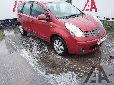 Image of 2008 NISSAN NOTE ACENTA 1598cc PETROL AUTOMATIC 4 Speed 5 DOOR MPV