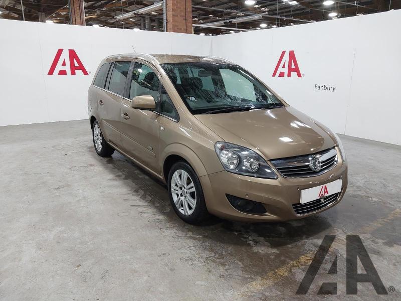 2013 VAUXHALL ZAFIRA DESIGN NAV 1598cc PETROL MANUAL 5 Speed 5 DOOR MPV