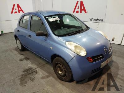 Image of 2003 NISSAN MICRA S 1240cc PETROL MANUAL 5 Speed 5 DOOR HATCHBACK