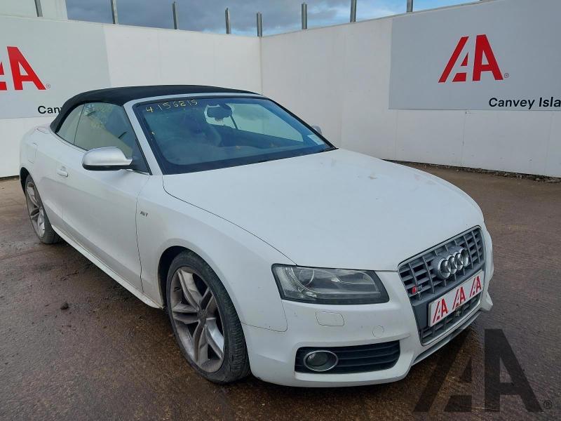 2010 AUDI A5 S5 TFSI QUATTRO 2995cc SUPER PETROL AUTOMATIC 7 Speed 2 DOOR CONVERTIBLE