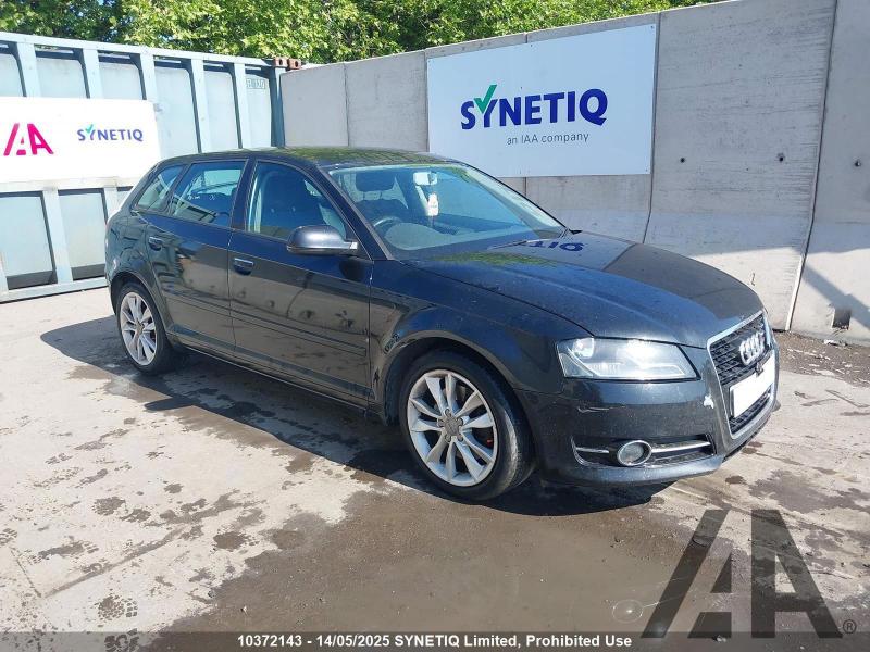 2011 AUDI A3 SPORTBACK TDI SPORT S/S 1968cc TURBO DIESEL MANUAL 6 Speed 5 DOOR HATCHBACK