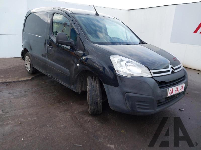 2016 CITROEN BERLINGO 625 ENTERPRISE L1 BLUEHDI 1560cc TURBO DIESEL MANUAL 5 Speed PANEL VAN