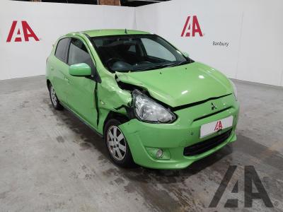 Image of 2013 MITSUBISHI MIRAGE 3 1193cc PETROL CVT 1 Speed 5 DOOR HATCHBACK