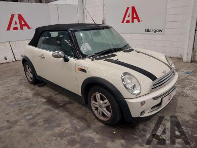 Image of 2008 MINI CONVERTIBLE ONE 1598cc PETROL MANUAL 5 Speed 2 DOOR CONVERTIBLE