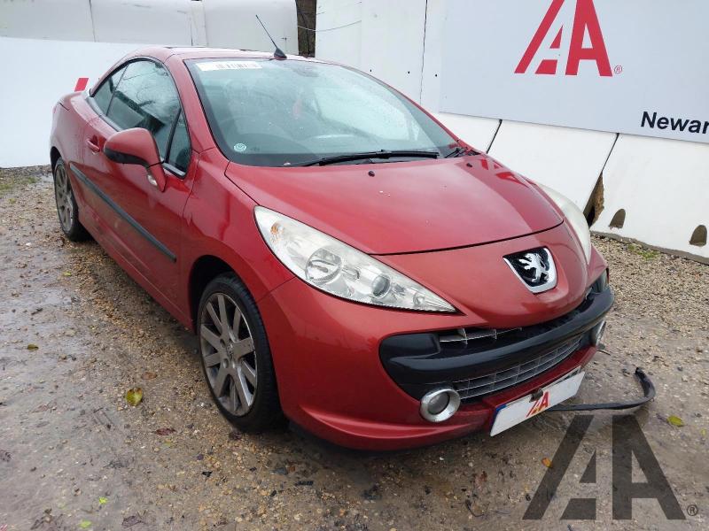 2007 PEUGEOT 207 GT COUPE CABRIOLET 1598cc PETROL MANUAL 5 Speed 2 DOOR CONVERTIBLE