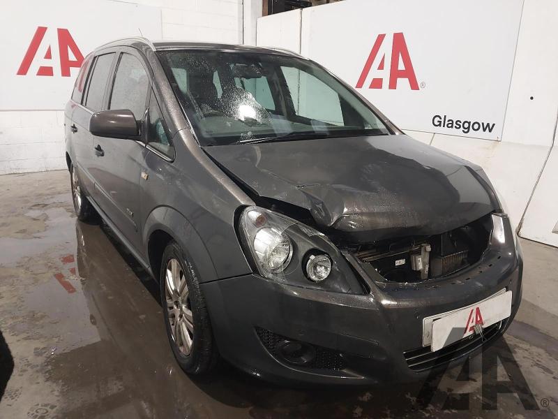 2012 VAUXHALL ZAFIRA DESIGN NAV CDTI ECOFLEX 1686cc TURBO DIESEL MANUAL 6 Speed 5 DOOR MPV