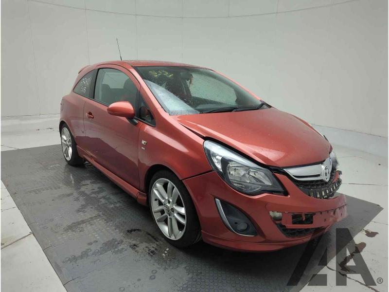 2012 VAUXHALL CORSA SRI 1398cc PETROL MANUAL 3 DOOR HATCHBACK