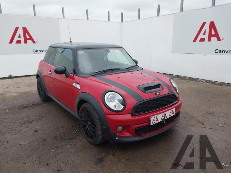2012 MINI HATCH COOPER S 1598cc TURBO PETROL MANUAL 3 DOOR HATCHBACK