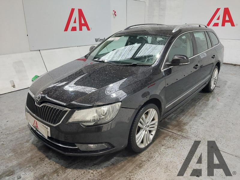 2015 SKODA SUPERB ELEGANCE TDI CR DSG 1968cc TURBO DIESEL SEMI AUTO 5 DOOR ESTATE