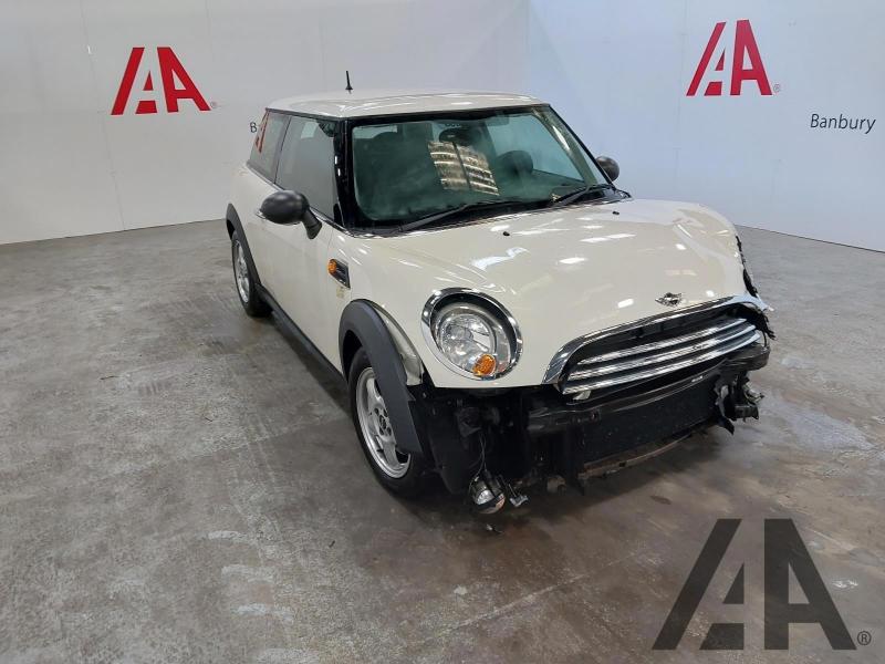 2010 MINI HATCH ONE 1598cc PETROL AUTOMATIC 6 Speed 3 DOOR HATCHBACK
