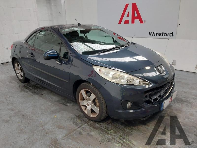 2012 PEUGEOT 207 CC ACTIVE 1598cc PETROL MANUAL 5 Speed 2 DOOR CONVERTIBLE