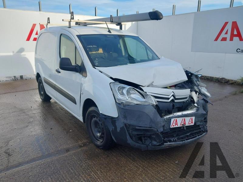 2017 CITROEN BERLINGO 850 ENTERPRISE L1 BLUEHDI 1560cc TURBO DIESEL MANUAL 5 Speed PANEL VAN