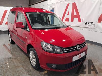 Image of 2015 VOLKSWAGEN CADDY C20 LIFE TDI 1598cc TURBO DIESEL SEMI AUTO 7 Speed 5 DOOR MPV