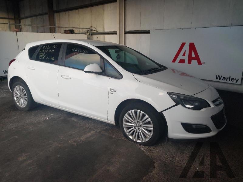 2013 VAUXHALL ASTRA ENERGY 1398cc PETROL MANUAL 5 Speed 5 DOOR HATCHBACK