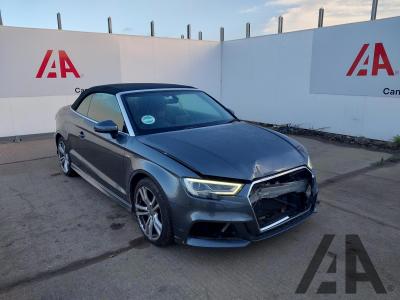 Image of 2018 AUDI A3 TFSI S LINE 1498cc TURBO PETROL MANUAL 2 DOOR CONVERTIBLE