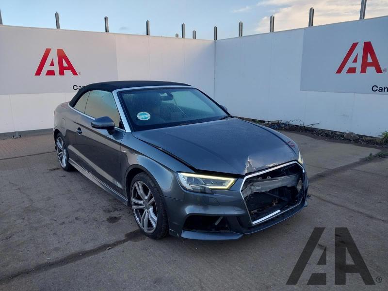 2018 AUDI A3 TFSI S LINE 1498cc TURBO PETROL MANUAL 2 DOOR CONVERTIBLE