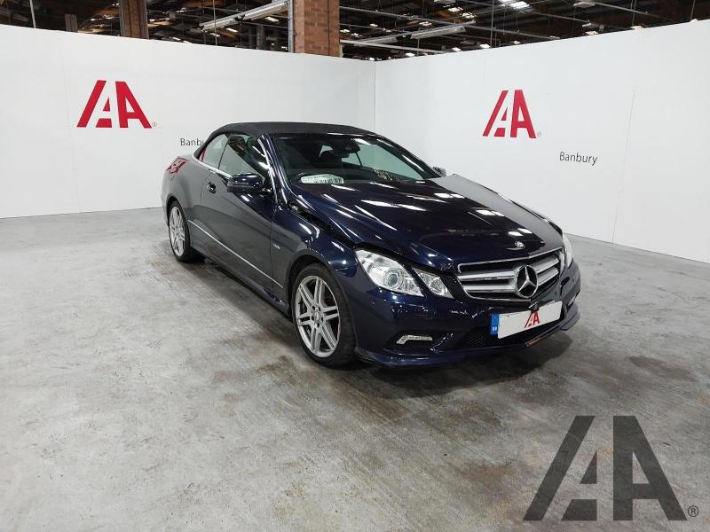 2011 MERCEDES E-CLASS E250 CDI BLUEEFFICIENCY SPORT 2143cc TURBO DIESEL AUTOMATIC 2 DOOR CONVERTIBLE