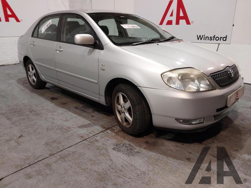 2004 TOYOTA COROLLA T3 VVT-I 1598cc PETROL MANUAL 5 Speed 4 DOOR SALOON