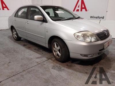 Image of 2004 TOYOTA COROLLA T3 VVT-I 1598cc PETROL MANUAL 5 Speed 4 DOOR SALOON