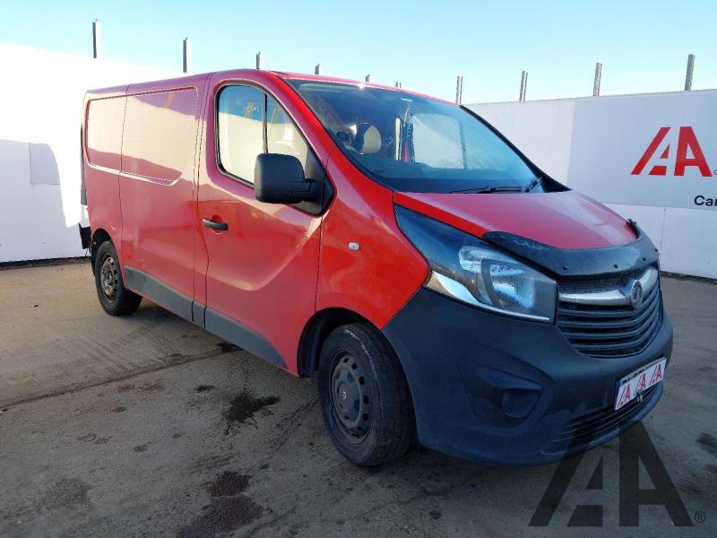 2018 VAUXHALL VIVARO L1H1 2700 CDTI 1598cc TURBO DIESEL MANUAL 6 Speed PANEL VAN
