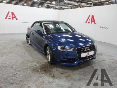 Image of 2015 AUDI A3 TDI S LINE 1968cc TURBO DIESEL SEMI AUTO 6 Speed 2 DOOR CONVERTIBLE