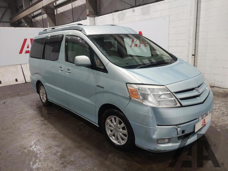 2004 TOYOTA ALPHARD/VELLFIRE IMPORT HV HYBRID MOTORHOME 2360cc PETROL CVT 5 DOOR MOTORHOME 5 DOOR