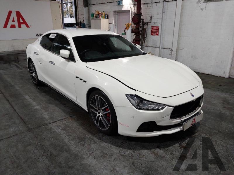 2016 MASERATI GHIBLI DV6 2987cc TURBO DIESEL AUTOMATIC 8 Speed 4 DOOR SALOON