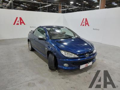 Image of 2005 PEUGEOT 206 CCURE 1587cc PETROL MANUAL 5 Speed 2 DOOR CONVERTIBLE